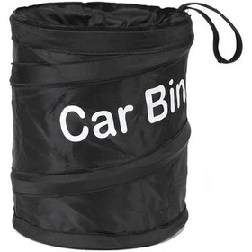Resim Besthome1 Black Kompakt Katlanır Araba Çöp Kutusu Sızdırmaz Dayanıklı Oxford Kumaş 