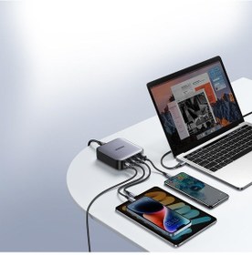 Resim Ugreen Nexode 100W USB Type-C QC 4.0 PD 3.0 GanX 4 Portlu Hızlı Şarj Cihazı 