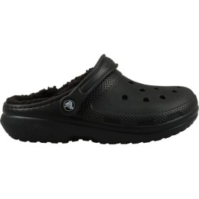 Resim Crocs Erkek Kullanıma Uygun Classic Lined Siyah Sandalet Yumuşak Malzeme ile Konfor Sunar (203591-060) 