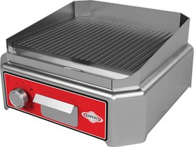 Resim Empero EMP.SIE.011 Mini Setüstü Elektrikli Izgara Tam Oluklu Pleyt 
