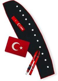 Resim TUSBA MARKET Renault 19 Europa Torpido Koruma Halısı & Oto Ayna Askısı & Tampon Çeki İpi & Kaydırmaz Ped Seti 