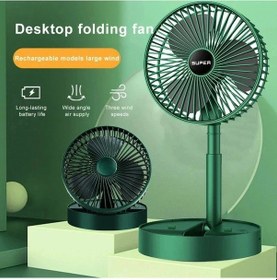 Resim Masaüstü Katlanabilir Geri Çekilebilir Küçük Fan Mini 1 Adet 