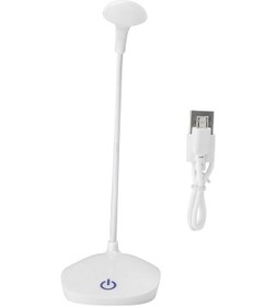 Resim Taşınabilir Masa Lambası Usb Şarj Edilebilir Dokunmatik Göz Korumalı Öğrenci Çalışma Aydınlatma Gece Lambası Beyaz 