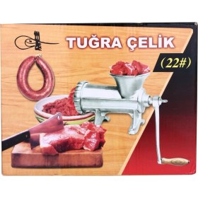 Resim Russet Tuğra Çelik Kollu No 22 Kıyma Makinesi Döküm 