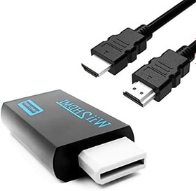 Resim Wii dönüştürücü için yeni, 1,5 M HD kablolarla HDMI adaptörü dönüştürücü, Nintendo Wii /Wiiu oyun konsolları ile uyumlu, 1080P HDTV Video ses dönüştürme adaptörü ve 59 inç HD kablo kablosu 