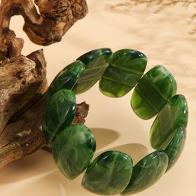 Resim Sıradan, Tatil ve Parti Giyiminde Mükemmel Bir Şekilde Kullanılabilen Şık Akrilik Geniş Yüz Askılı Bileklik 