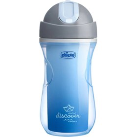 Resim Chicco Isı Yalıtım Spor Bardak Pipetli Erkek - Mavi / 266 ML 