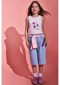 Resim Defacto Kpop Demon Hunters Bisiklet Yaka Atlet Kız Çocuk H7264a826hspn289 Pembe-pn289 