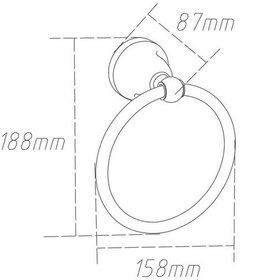 Resim Fause Daire Havluluk Pandora Altın Gold Altın 