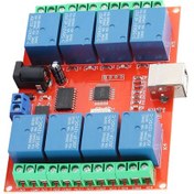 Resim Tenfowee 12v Usb Bilgisayar Kontrollü 8 Kanal Röle Modülü - Akıllı Ev/endüstriyel Cihaz Kontrolü, Plug & Play, Kaliteli Röle Ve Sürücü Çipi 