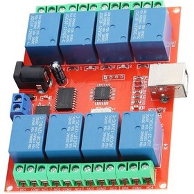 Resim Tenfowee 12v Usb Bilgisayar Kontrollü 8 Kanal Röle Modülü - Akıllı Ev/endüstriyel Cihaz Kontrolü, Plug & Play, Kaliteli Röle Ve Sürücü Çipi 