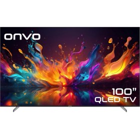 Resim Onvo 100OVF9001UQ 100" 254 Ekran Uydu Alıcılı 4K Ultra HD Google Smart QLED TV 