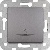 Resim Storemax Linnera Life Granit Grisi Işıklı Light Çabuk Bağlantı Mekanizma ve Düğme 