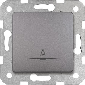 Resim Storemax Linnera Life Granit Grisi Işıklı Light Çabuk Bağlantı Mekanizma ve Düğme 