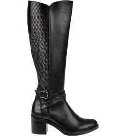 Resim Pullman Topuklu Kadın Çizme SMS-4210 SİYAH Siyah 