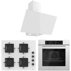 Resim Ferre Elegant Line Basic Beyaz Ankastre Set ( QBL62CB-SS206-D078 ) 