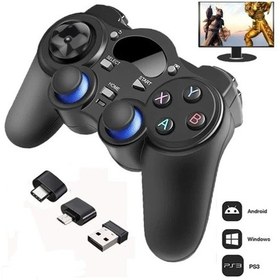 Resim 2.4g Wireless Gamepad Kablosuz Oyun Kolu Pc Ps3 Tv Box Android 