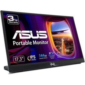 Resim ASUS ZENSCREEN MB17AHG 17.3 5ms 144Hz IPS FreeSync USB Taşınabilir Monitör 