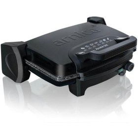 Resim Arnica Ayvalık Stil GH26262 Tost Makinesi Siyah 