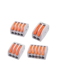 Resim Pct-213 Hızlı Bağlantı Klemensi 3 Pin-mandallı Vidasız Buat Terminali 32a 