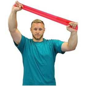Resim CanDo® Egzersiz Bandı Exercise Band Loop 76cm Kırmızı Hafif 10-52 