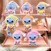 Resim Disney Stitch Gizem Kutusu Peluş - Benzersiz Kıyafet ve Aksesuarlarla Rastgele Sürpriz Figür, Yumuşak PVC Sevimli Karakter Hediyesi Noel, Doğum Günü, Şükran Günü, Cadılar Bayramı İçin (0+ Yaş), Çok Renkli, Noel için En İyi, Şükran Günü için Mükemmel 
