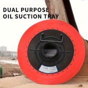 Resim Pratik Yağlama Tabancası Emme Plakası, Elektrikli Manuel 600cc/900cc Gris Tabancası Aksesuarları, Evrensel Çift Çıkışlı Yağ Emme Plakası, Tam Yağ Emilimi, Kolay Kurulum ve Temizlik, Sızdırmaz, Hızlı Yakıt Doldurma 