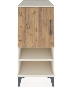 Resim Kronos Komodin 3 Raflı Tek Kapaklı 44x59x96 Aytaşı-çam Aytaşı 