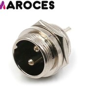 Resim Gx-16 16Mm 2 Li Mayk Erkek Şase Fiş 10 Adet 