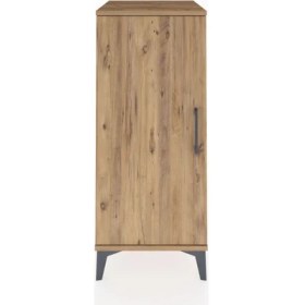 Resim Hyperion Komodin 2 Raflı Tek Kapaklı 44X44X106 Çam-Çam 