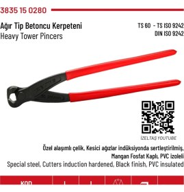 Resim İzeltaş Kerpeten Betoncu Ağır Tip 280MM 