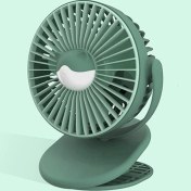 Resim Yue Store MF004 Taşınabilir USB Klip Fan Yeşil (Yurt Dışından) 