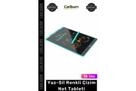Resim Carlburn #tablet 10 Inç LCD Ekran Göz Koruma Yaratıcılık Geliştirme Çocuklar Için Eğitici Renkli Çizim Tablet 
