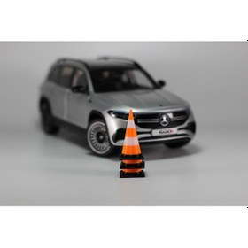 Resim 1/18 Ölçek Diorama Trafik Dubası, Trafik Konisi, Garaj Diorama Aksesuarı, Diorama Aksesuar 10 Adet 