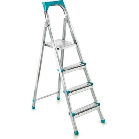 Resim K-yonlineticaret 3+1basamaklı Metal Merdiven Y: 82CM - 120KG.TAŞIMA Kapasitesi (5501) 