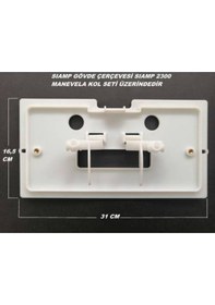 Resim Sıamp Gömme Rezervuar Gövde Çerçevesi Sıamp 2300 X108 Beyaz 