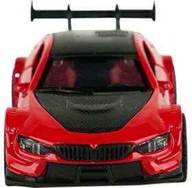 Resim Die Cast 1:32 Çek Bırak Gt Yarış Arabası Kırmızı 