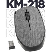 Resim Everest KM-218 USB Gri 2.4Ghz Kumaş Yüzey Kablosuz Mouse 
