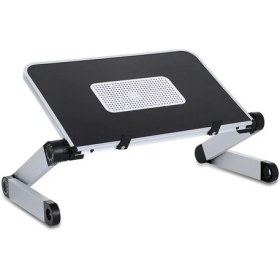 Resim Upway Ayarlanabilir Katlanabilir Dizüstü Bilgisayar Masası Soğutucu Fanlı Macbook Stand 