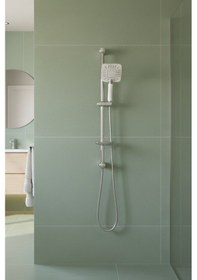Resim Via Sürgülü Duş Seti, Duş Sistemi 42898 Krom Krom 