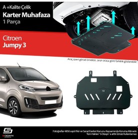 Resim S-dizayn Citroen Jumpy Çelik Karter Muhafaza 2016 Üzeri A+ Kalite 