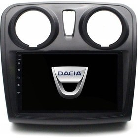Resim Dacia Sandero Araç Multimedya Android Ekran Carplay Navigasyon Double Teyp 4+64 9" 12-20 Black Cadence 