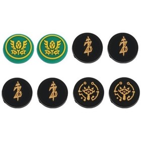 Resim 4 Pairs Karışık-1 4 Pairs Thumb Çubuk Kavrama Kapakları Nintendo Anahtarı İçin Lite Anahtarı Kapak Kılıf Koruyucu Sili 