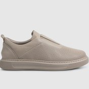 Resim Vizon Deri Kadın Sneaker 