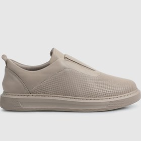 Resim Vizon Deri Kadın Sneaker 