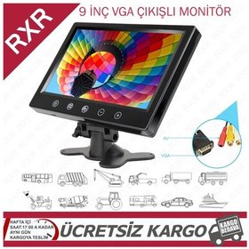 Resim 9 İnç Vga Çıkışlı Araç Monitörü 