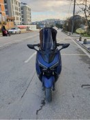 Resim Motocam Musatti Glamaro Max 125 Siperlik Ön Cam 2023 2024 Model 50cm Siyah Renkli 4mm Uzun Cam 