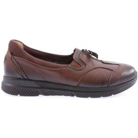 Resim Forelli 29444 Kadın Hallux Valgus Yapılı Önü Fermuarlı Memory Foam Soft Feel Ayakkabı 29444-27-R1755 Taba 