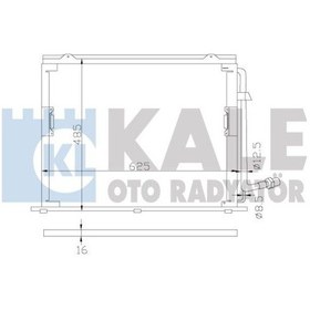 Resim KALE 392400 Klima Radyatoru Kondenser Al/Al (Mercedes-Benz: (W140) S Coupe (C140)) (WE711572) 