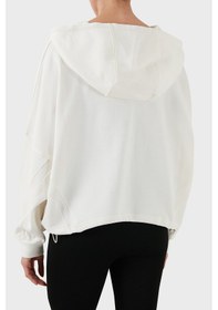 Resim Emporio Armani Bayan Sweat 6d2m7f 2j49z 0101 Beyaz Beyaz 